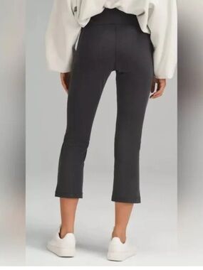 Lululemon NWOT High-Waist Ribbed Knit Pants - Charcoal